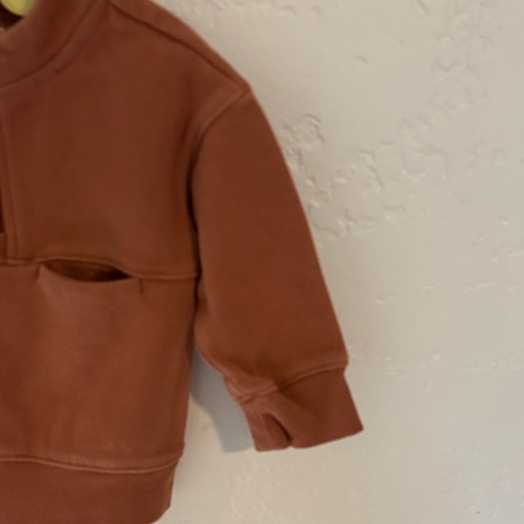 Cat & Jack Quarter Zip Sweater (12 Months) - Picture 7 of 9